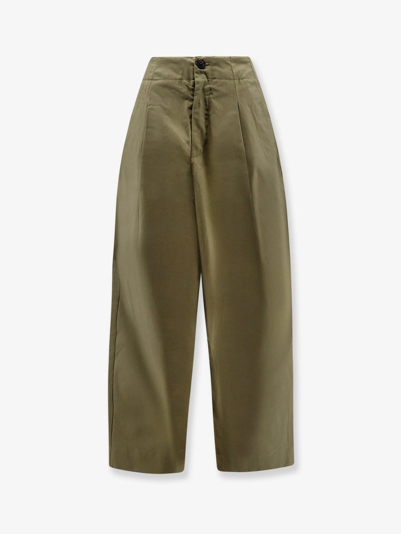 Soeur Pantalones de algodón orgánico Soeur Daley Verdes - World Class Fashion