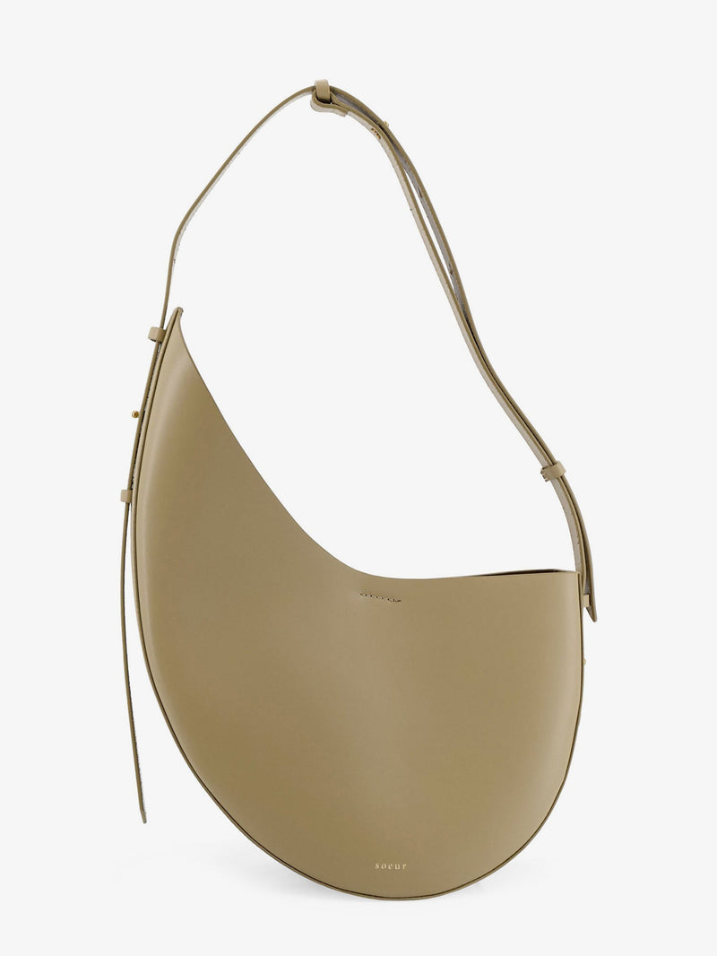 Soeur Soeur Winona Leather Crossbody Bag Beige - World Class Fashion