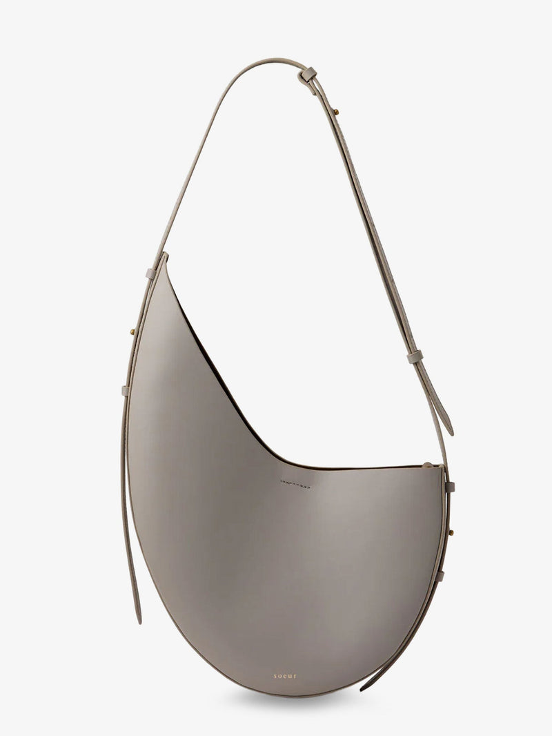 Soeur Soeur Winona Leather Crossbody Bag Grey - World Class Fashion