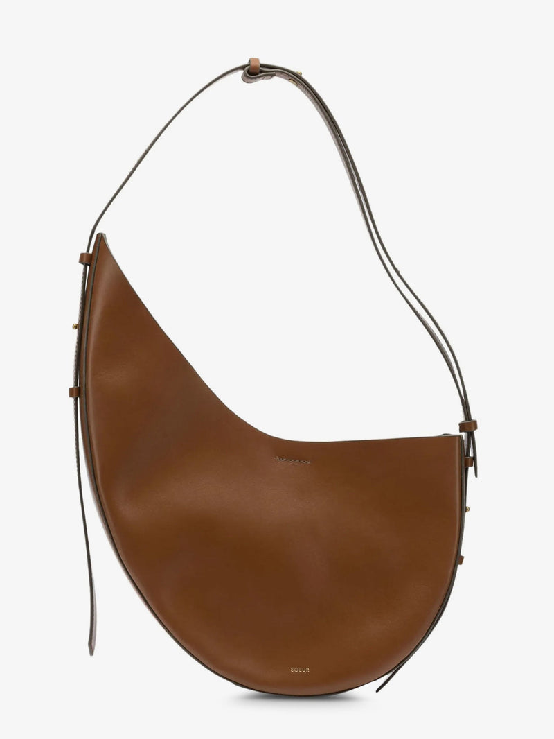 Soeur Soeur Winona Leather Crossbody Bag Brown - World Class Fashion