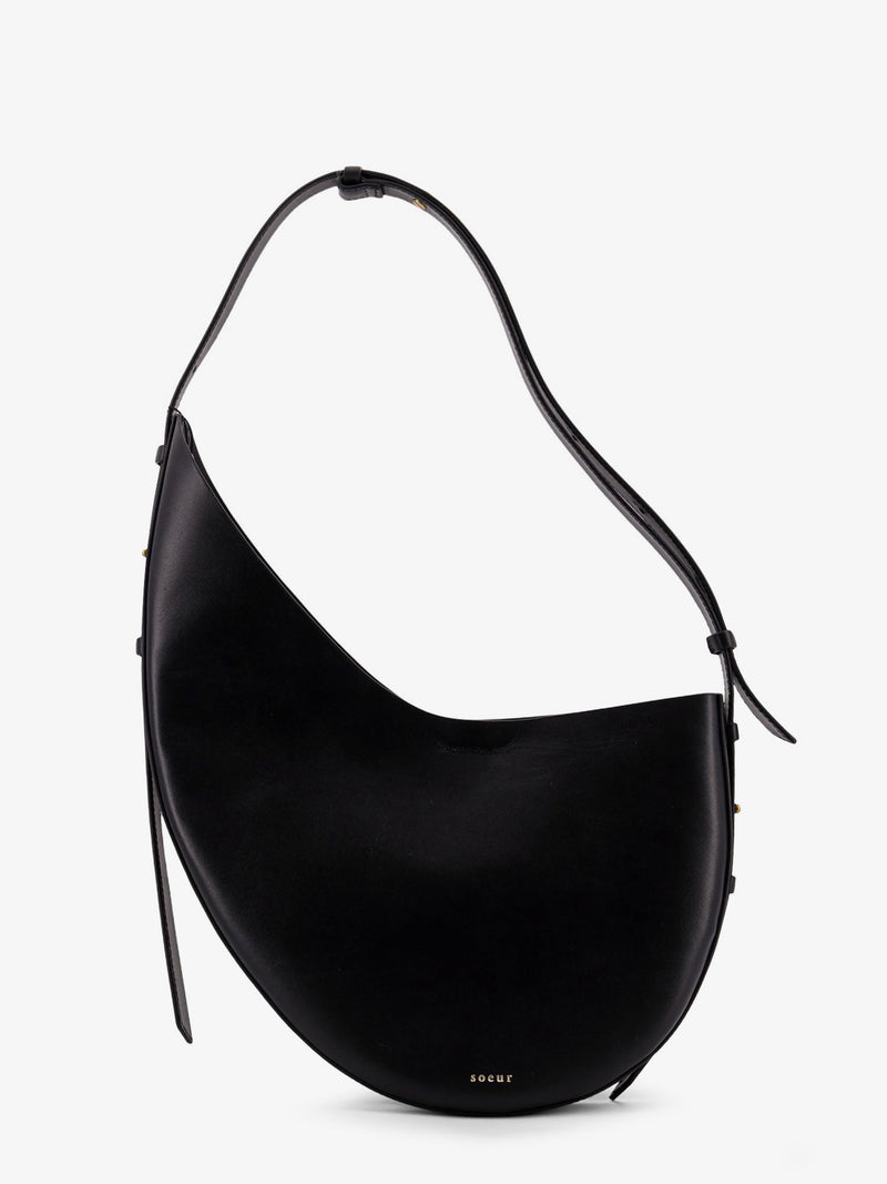 Soeur Bolso cruzado Soeur Winona de cuero negro - World Class Fashion