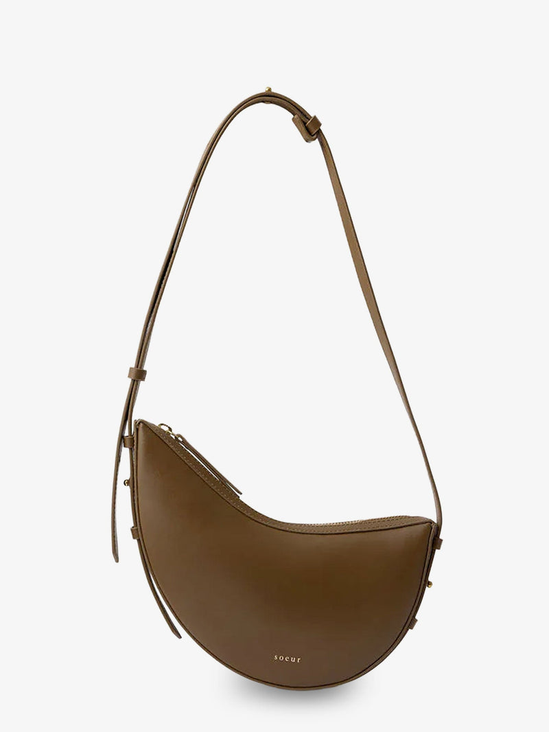 Soeur Soeur Wino Mini Leather Crossbody Bag Brown - World Class Fashion