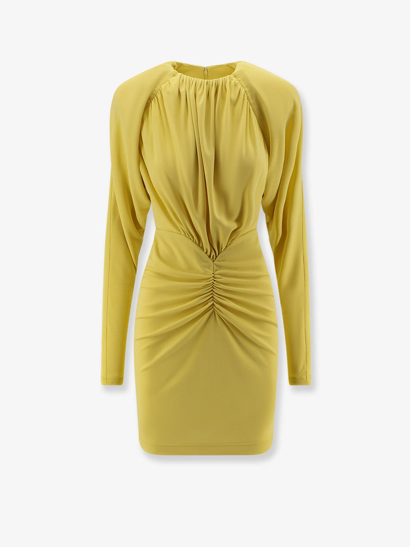 Stella Mccartney Vestido de viscosa sostenible de Stella McCartney amarillo - World Class Fashion