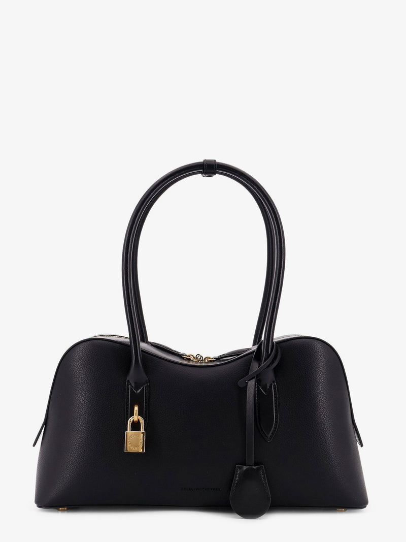 Stella Mccartney Bolso de hombro Stella McCartney Stella Ryder mediano de piel vegana negra - World Class Fashion