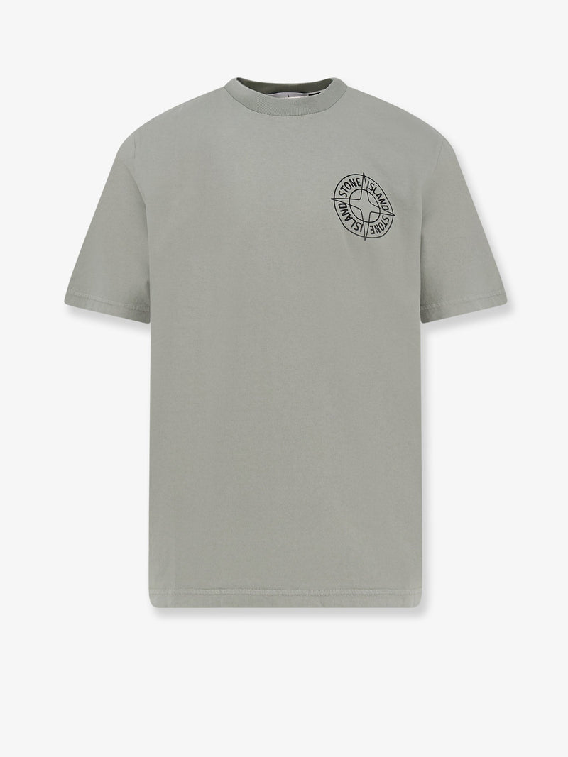 Stone Island Stone Island Organic Cotton T-Shirt Green - World Class Fashion
