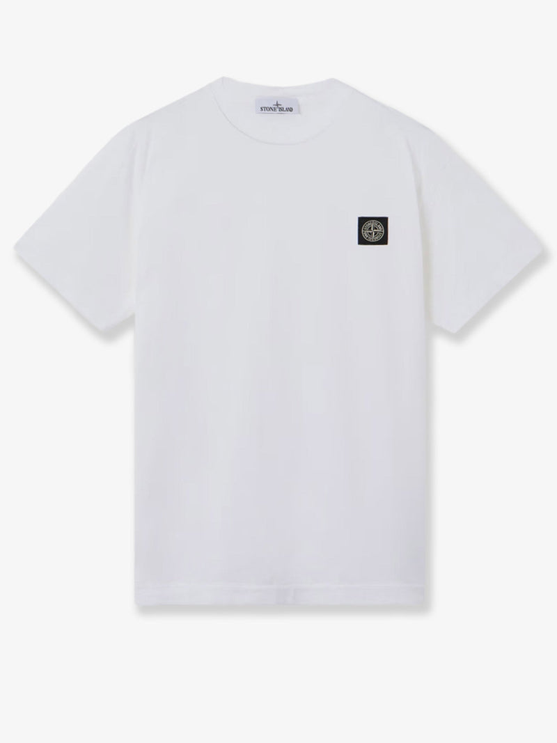 Stone Island Stone Island Organic Cotton T-Shirt White - World Class Fashion