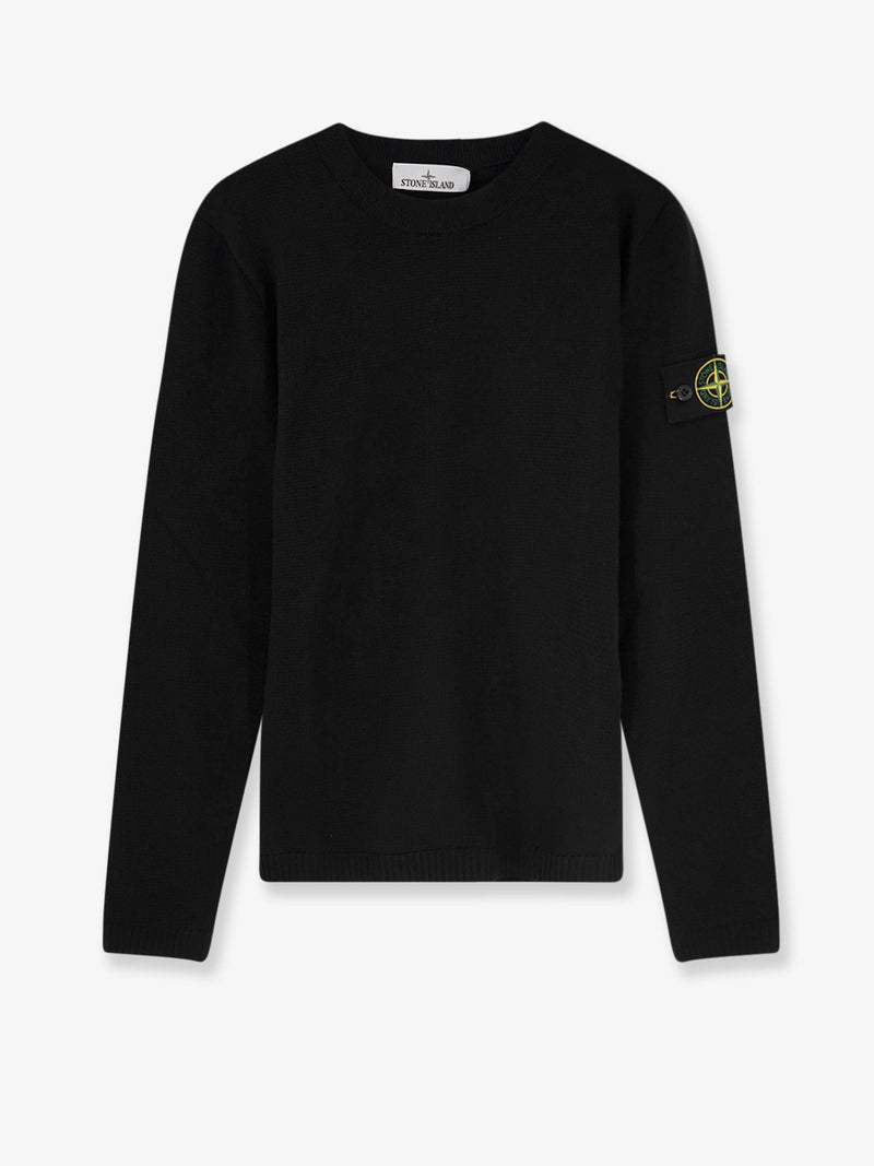 Stone Island Stone Island Organic Cotton Sweater Black Men - World Class Fashion