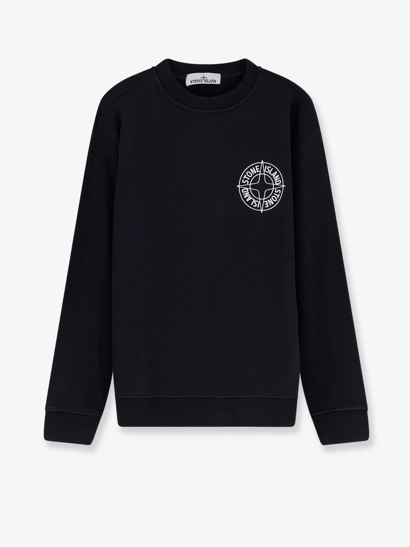 Stone Island Stone Island Cotton Sweatshirt Black Men - World Class Fashion
