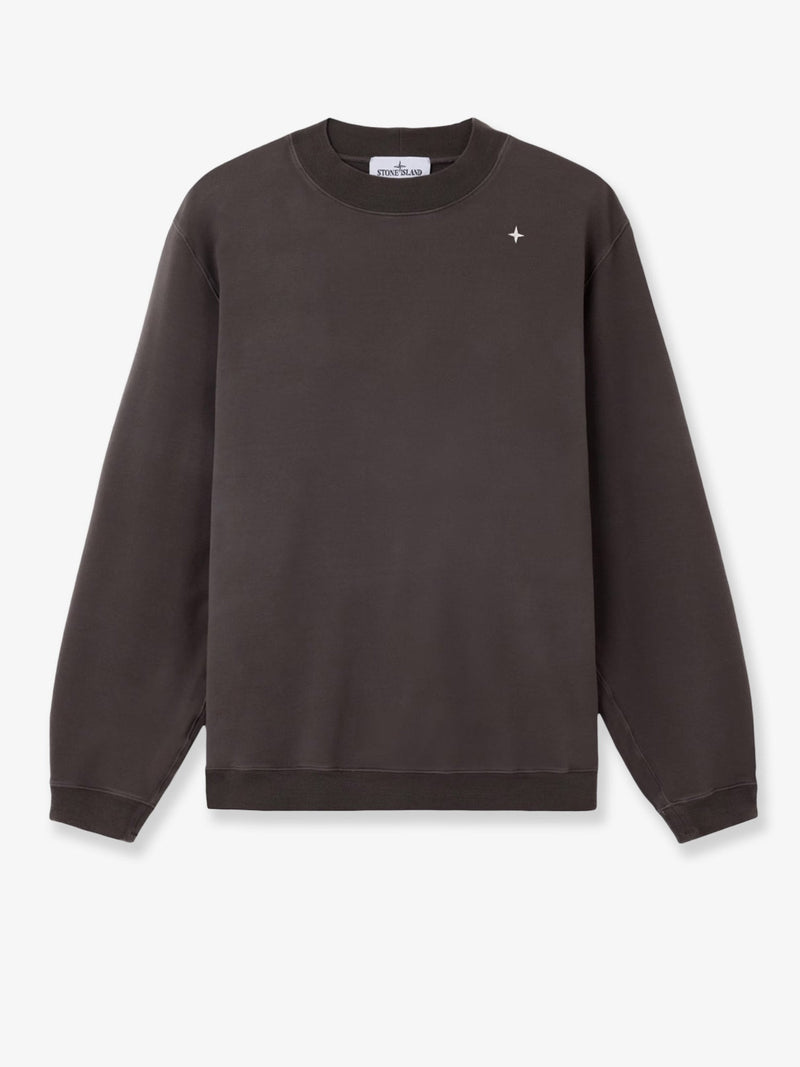Stone Island Stone Island Organic Cotton Sweatshirt Grey - World Class Fashion