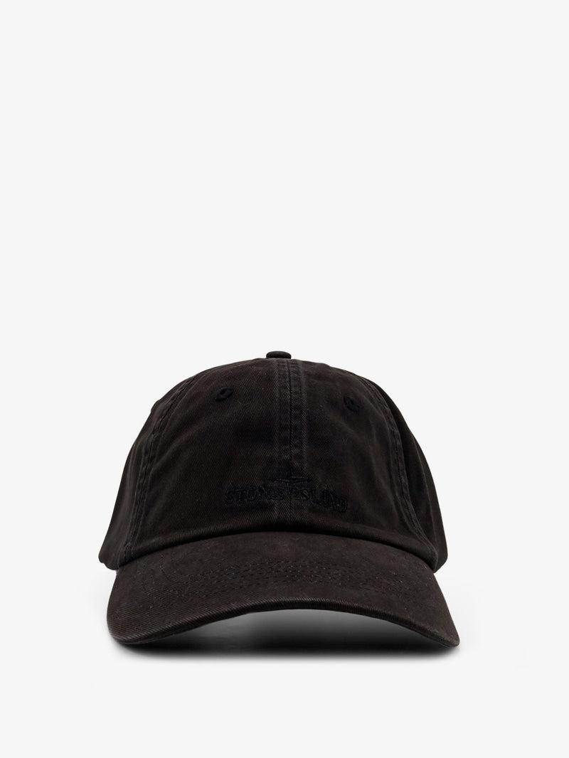 Stone Island Stone Island Cotton Hat Black - World Class Fashion