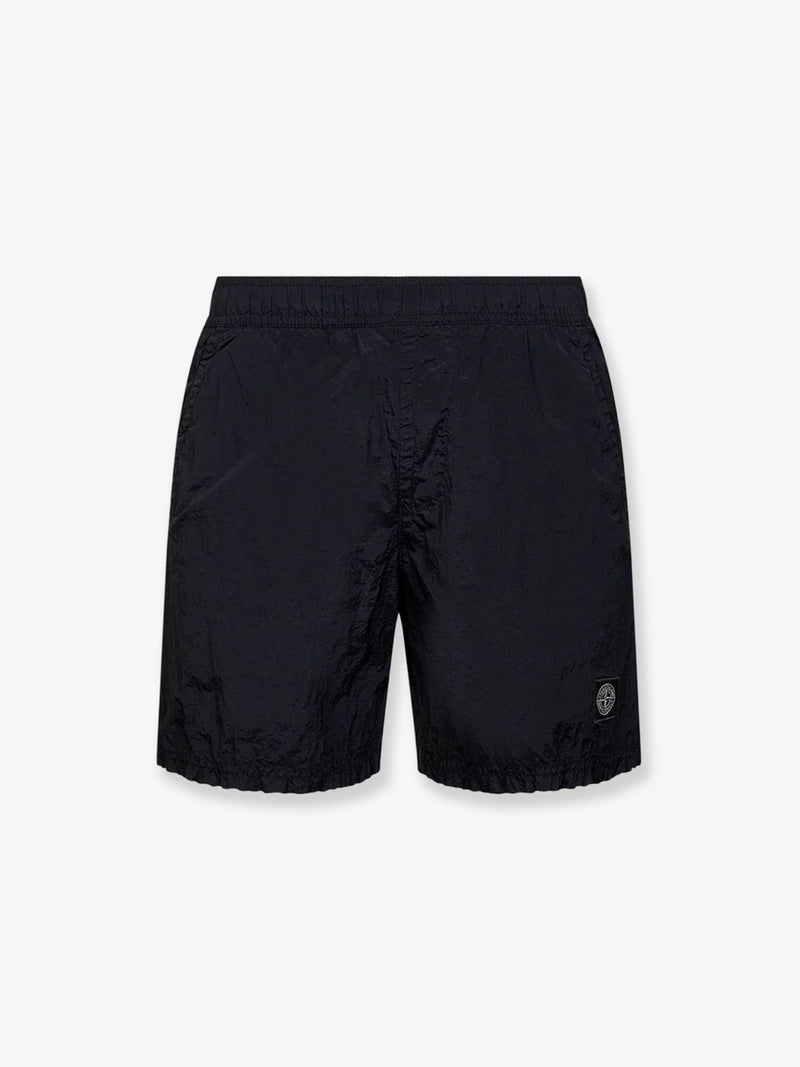 Stone Island Stone Island Econylon® Swim Trunks Black - World Class Fashion
