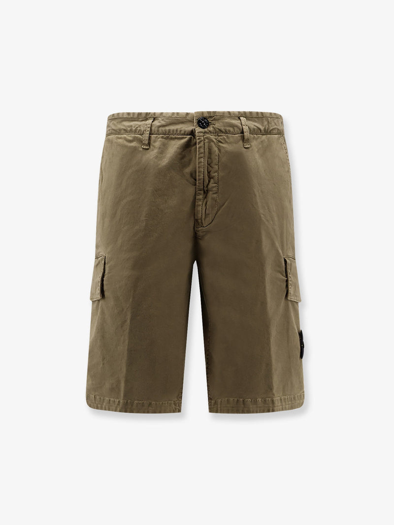 Stone Island Stone Island Organic Cotton Shorts Green Men - World Class Fashion