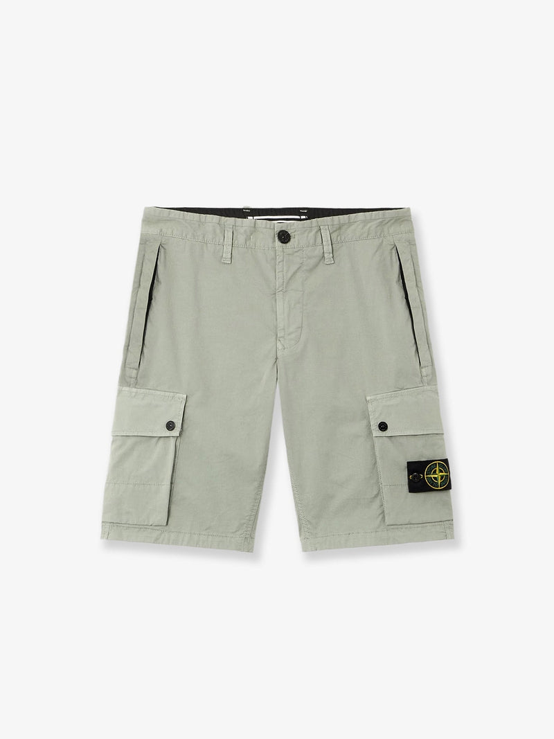 Stone Island Stone Island Organic Cotton Shorts Green - World Class Fashion