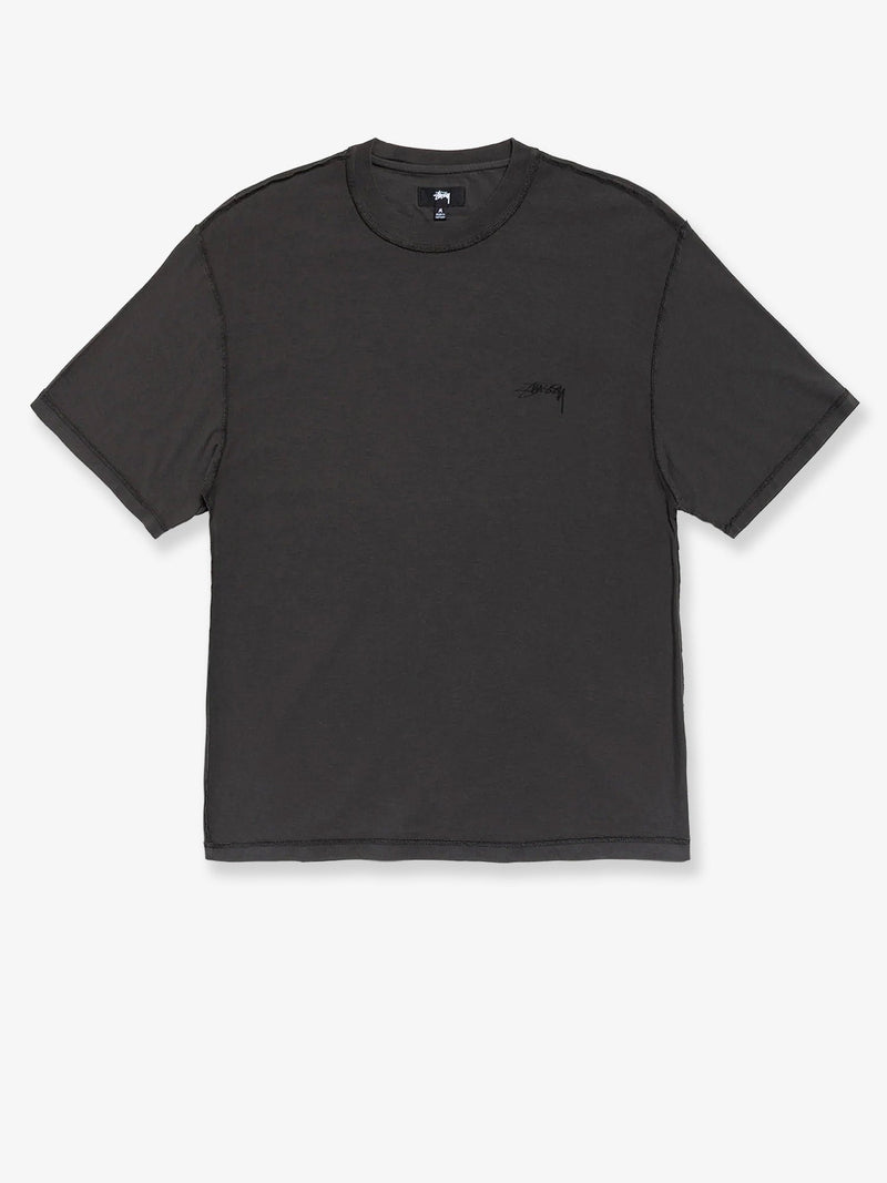 Stussy Camiseta Stussy Lazy de algodón gris - World Class Fashion