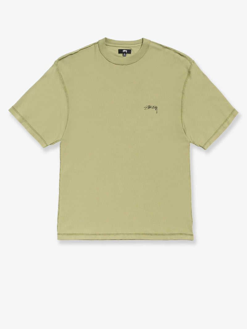 Stussy Camiseta Stussy Lazy de algodón, color verde - World Class Fashion