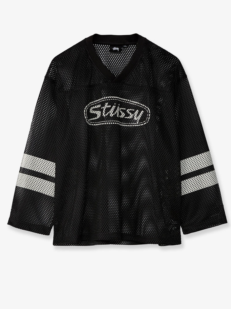 Stussy Stussy Camiseta de nailon perforado negra - World Class Fashion