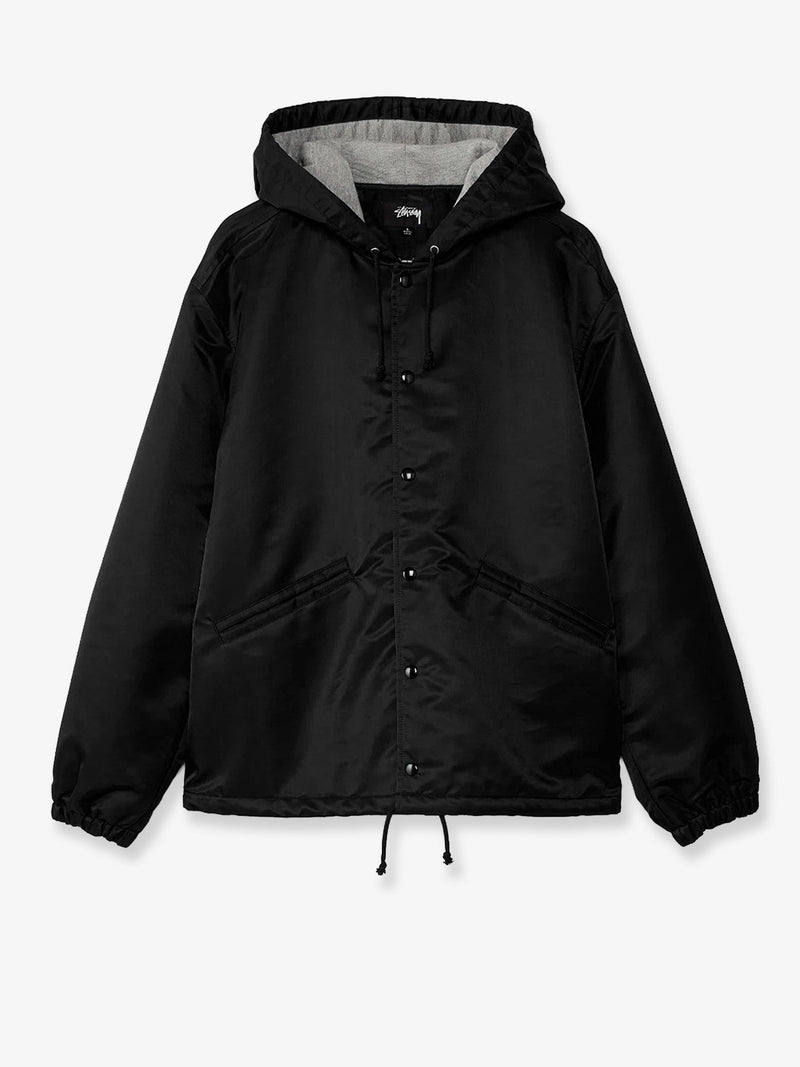 Stussy Stussy Nylon Jacket with Back Lettering Black - World Class Fashion