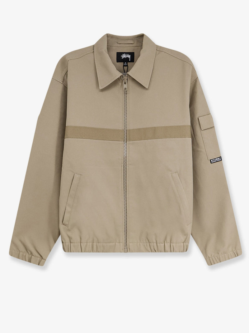 Stussy Stussy Mechanic Jacket With Grosgrain Band - World Class Fashion