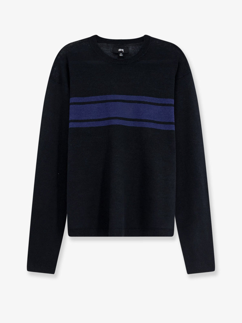 Stussy Stussy Striped Cotton And Linen Sweater - World Class Fashion