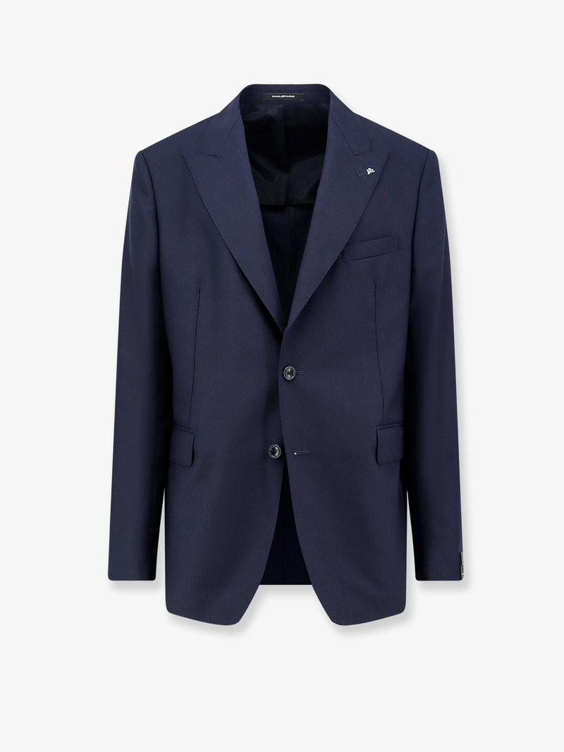 Tagliatore Tagliatore Pino Lerario Virgin Wool Mohair Blazer Blue - World Class Fashion