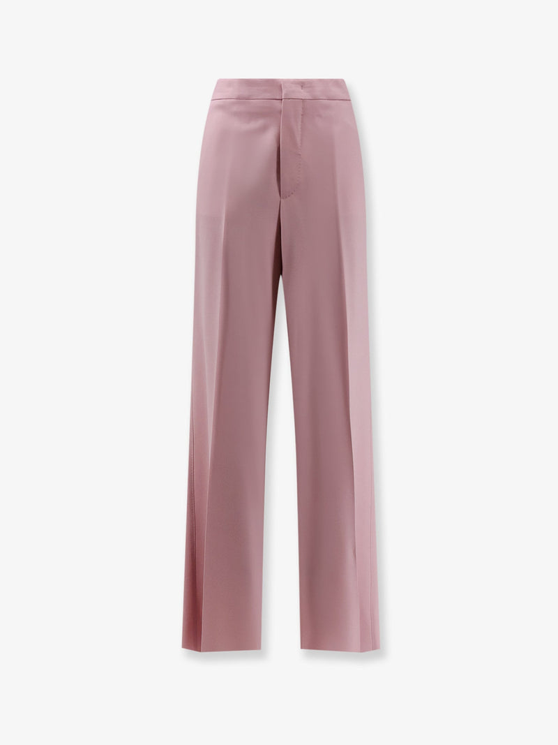 Tagliatore Tagliatore Parigi Stretch Virgin Wool Trousers Pink - World Class Fashion