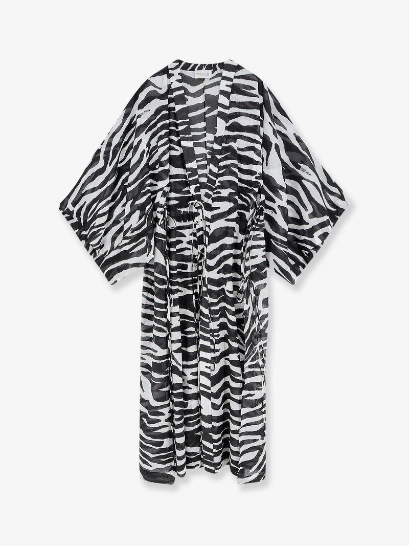 The Attico Vestido The Attico Kaftan de algodón negro - World Class Fashion