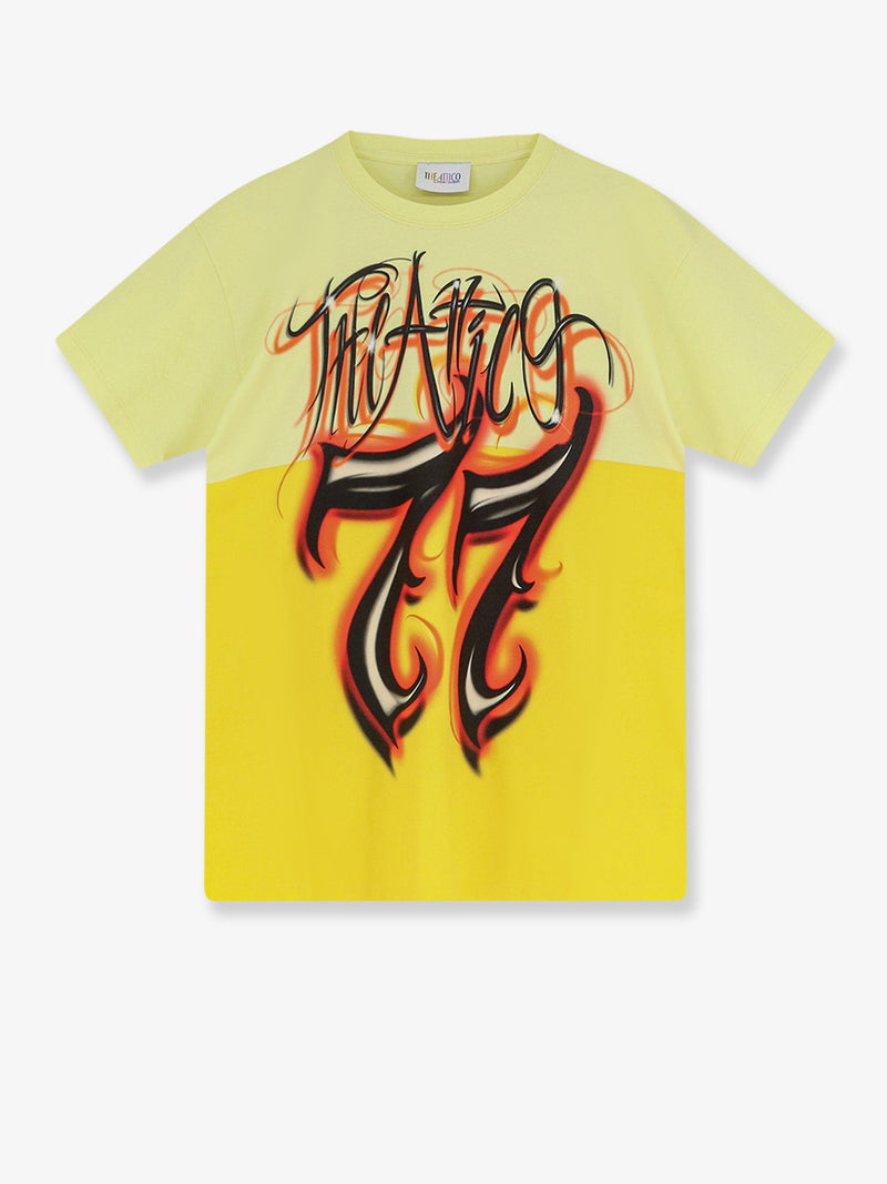 The Attico The Attico Cotton T-Shirt Yellow Women - World Class Fashion
