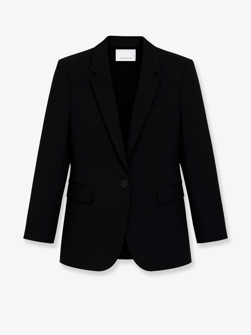 The Frankie Shop The Frankie Shop Amelia Tailored Blazer Black - World Class Fashion