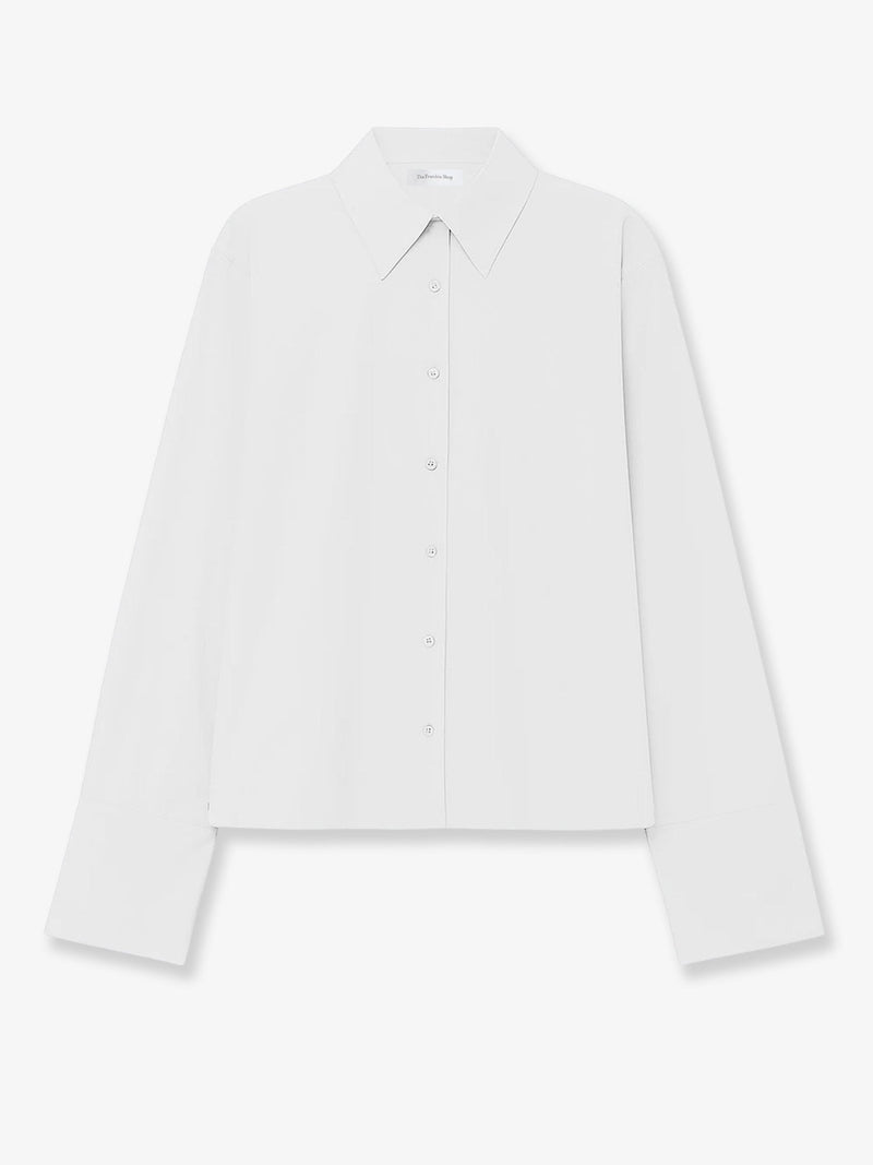 The Frankie Shop The Frankie Shop Tila Organic Cotton Shirt White - World Class Fashion