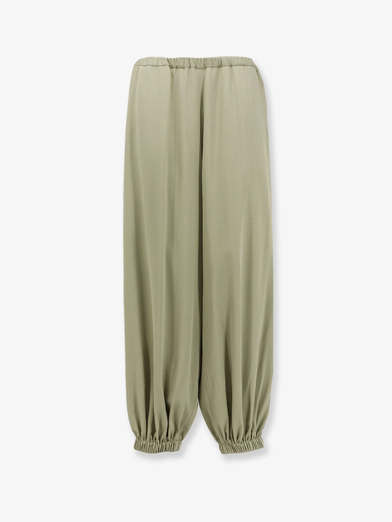 The Frankie Shop Pantalón Isola Ballon de viscosa fluida The Frankie Shop Salvia - World Class Fashion