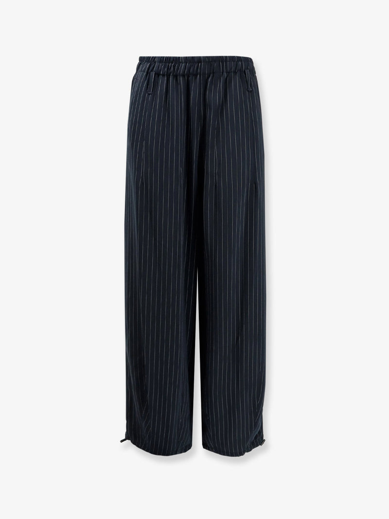 The Frankie Shop The Frankie Shop Pantalones Oakdale Rayas Finas Marino/Blanco - World Class Fashion