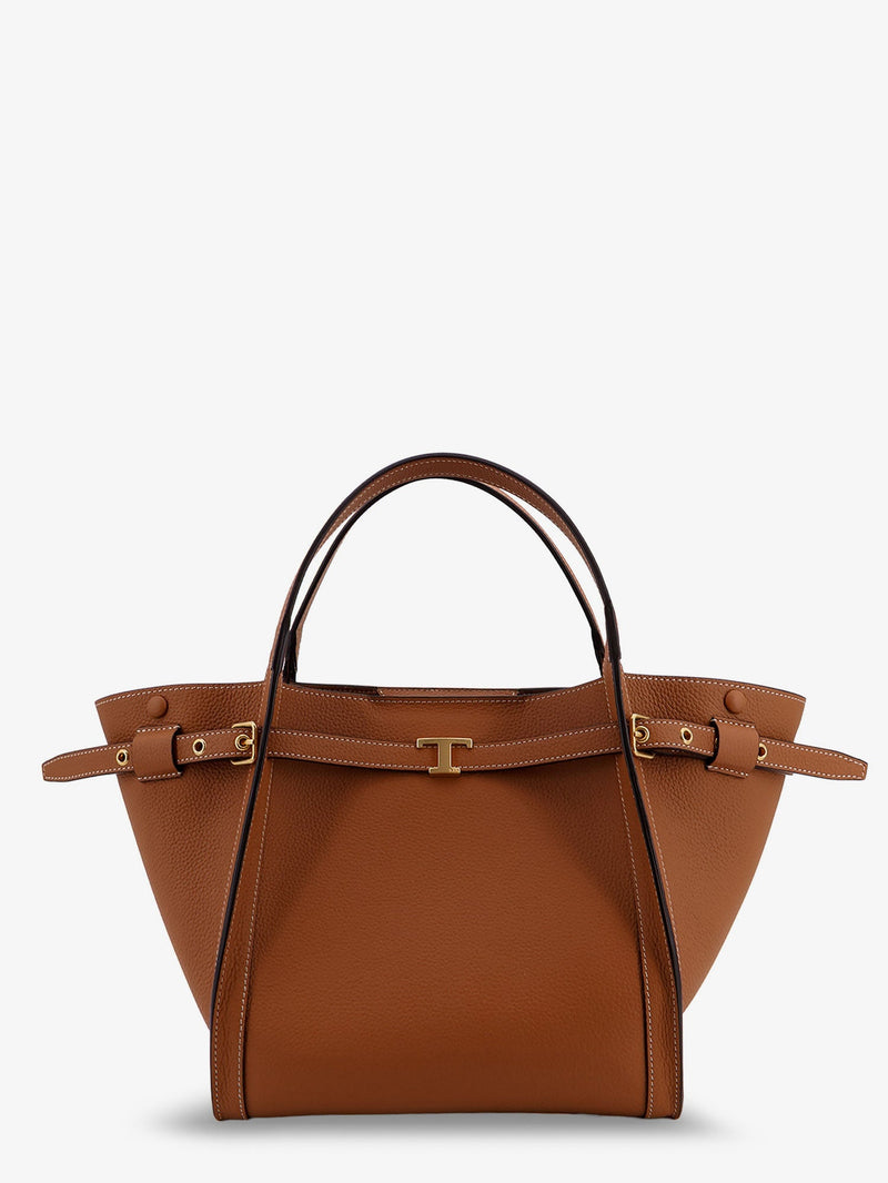Tod’s Tod's Bolso de compras de cuero martillado marrón - World Class Fashion