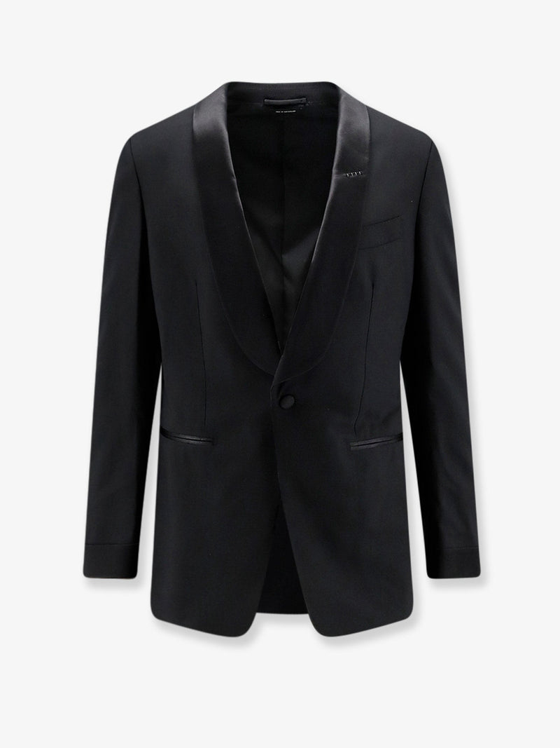 Tom Ford Tom Ford Tuxedo Wool Blazer - World Class Fashion