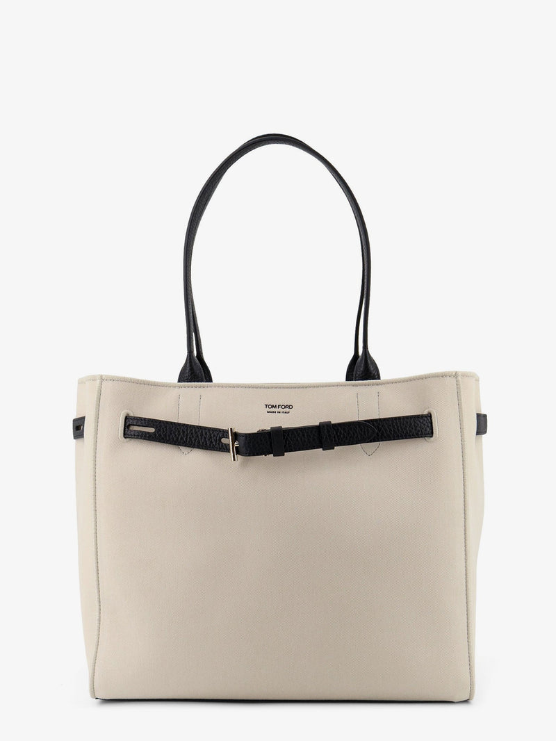 Tom Ford Bolso de Hombro Tom Ford de Lona Blanco para Mujer - World Class Fashion