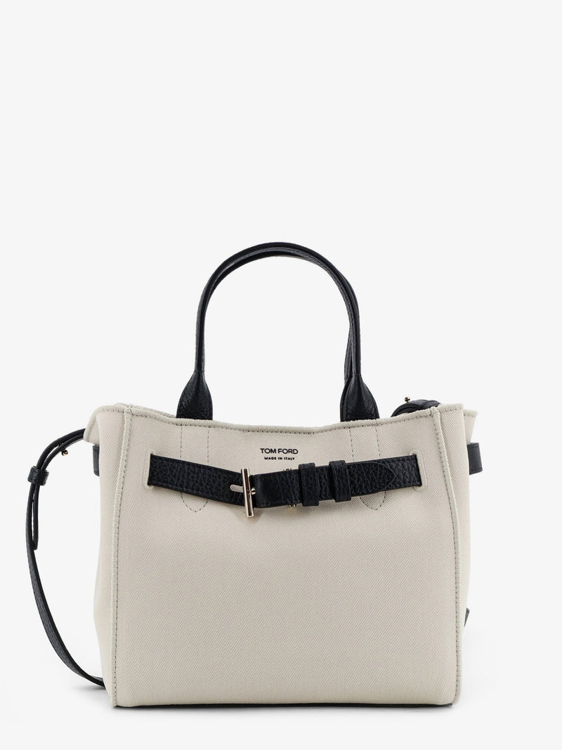 Tom Ford Bolso de mano Tom Ford Audrey de lona beige - World Class Fashion