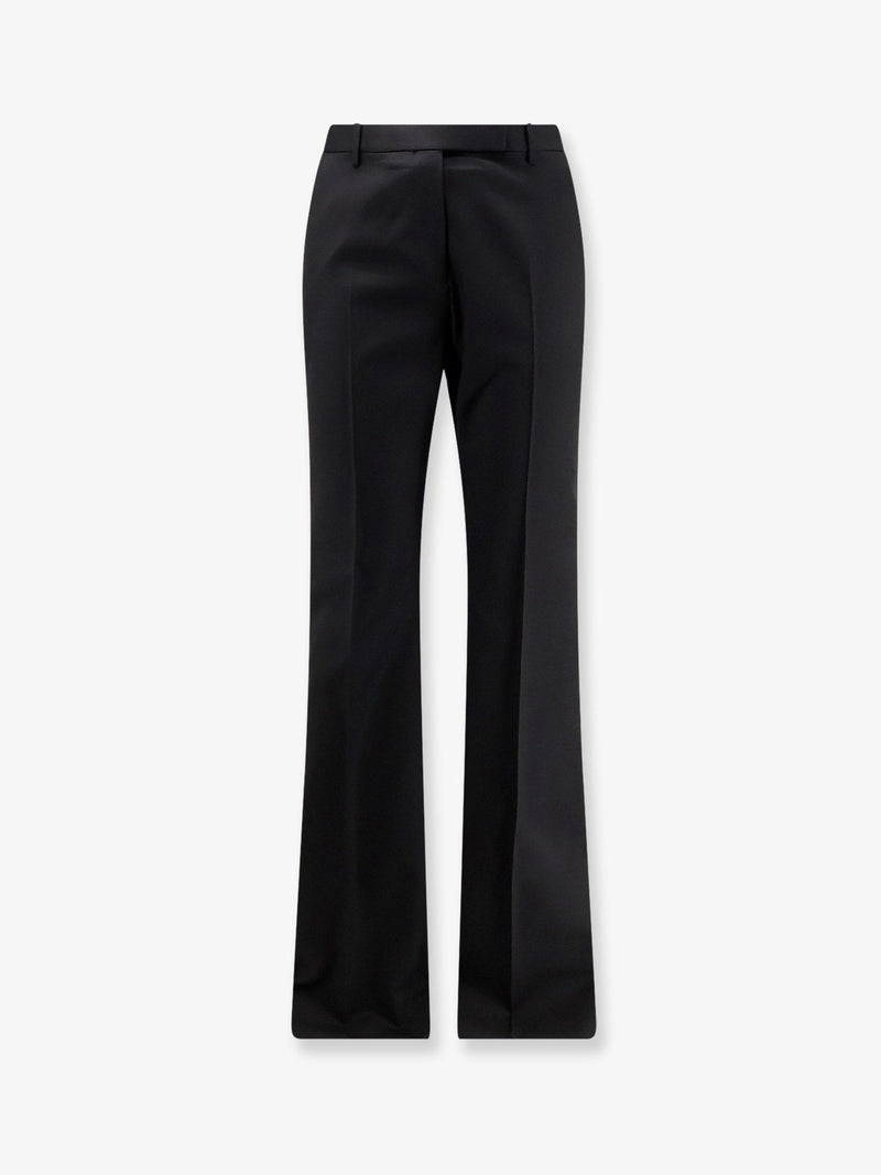 Tom Ford Tom Ford Pantalones de lana y seda negros para mujer - World Class Fashion