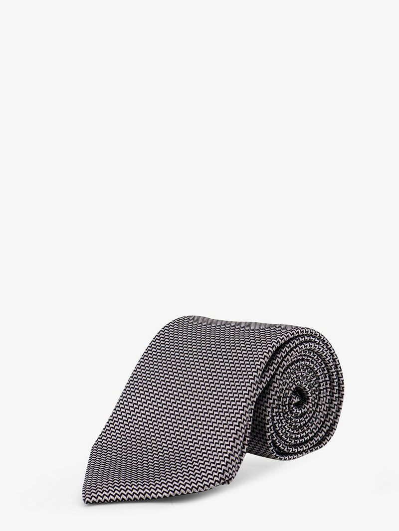 Tom Ford Tom Ford Silk Tie Grey - World Class Fashion