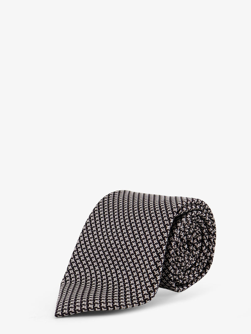 Tom Ford Tom Ford Silk Tie Black - World Class Fashion
