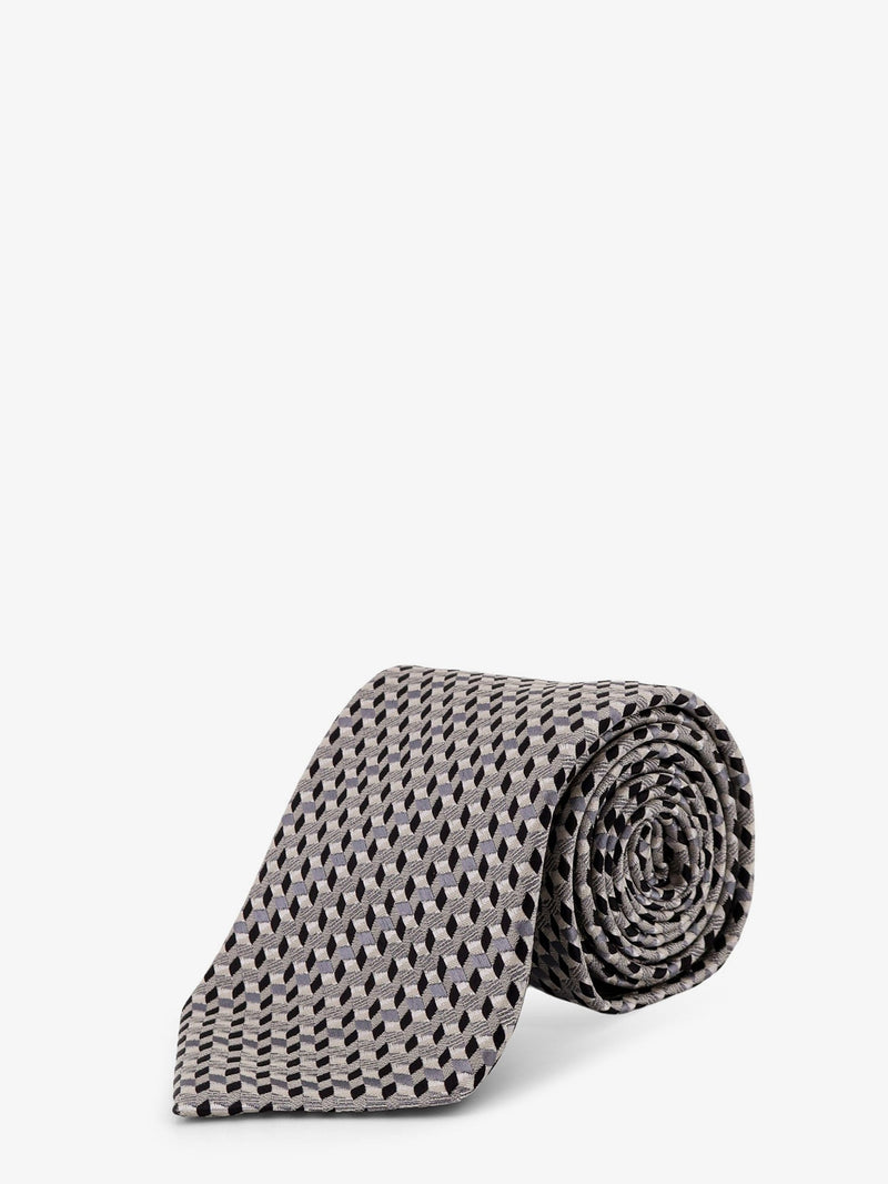 Tom Ford Tom Ford Silk Tie Grey Men - World Class Fashion