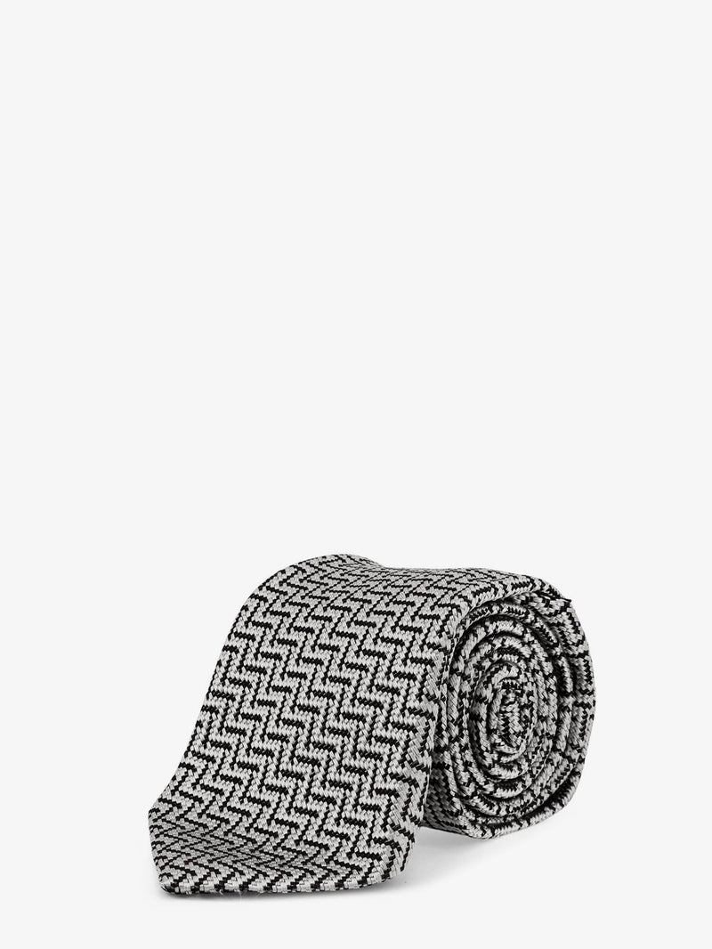 Tom Ford Tom Ford Silk Tie Grey Men - World Class Fashion