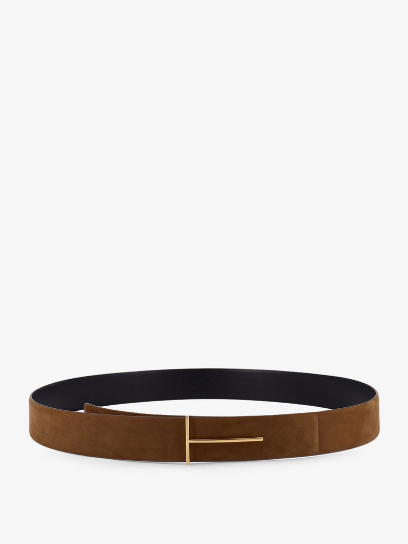 Tom Ford Tom Ford Suede Belt Brown Men - World Class Fashion