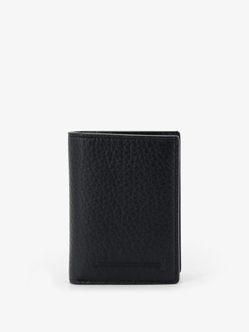 Tom Ford Tom Ford Leather Card Holder With Embossed Logo - World Class Fashion