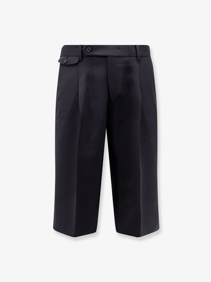 Tonywack Tonywack Wool Blend Bermuda Shorts Dark Navy Men - World Class Fashion
