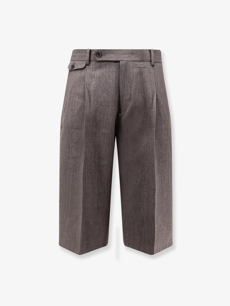 Tonywack Tonywack Wool Blend Bermuda Shorts Melange Grey - World Class Fashion