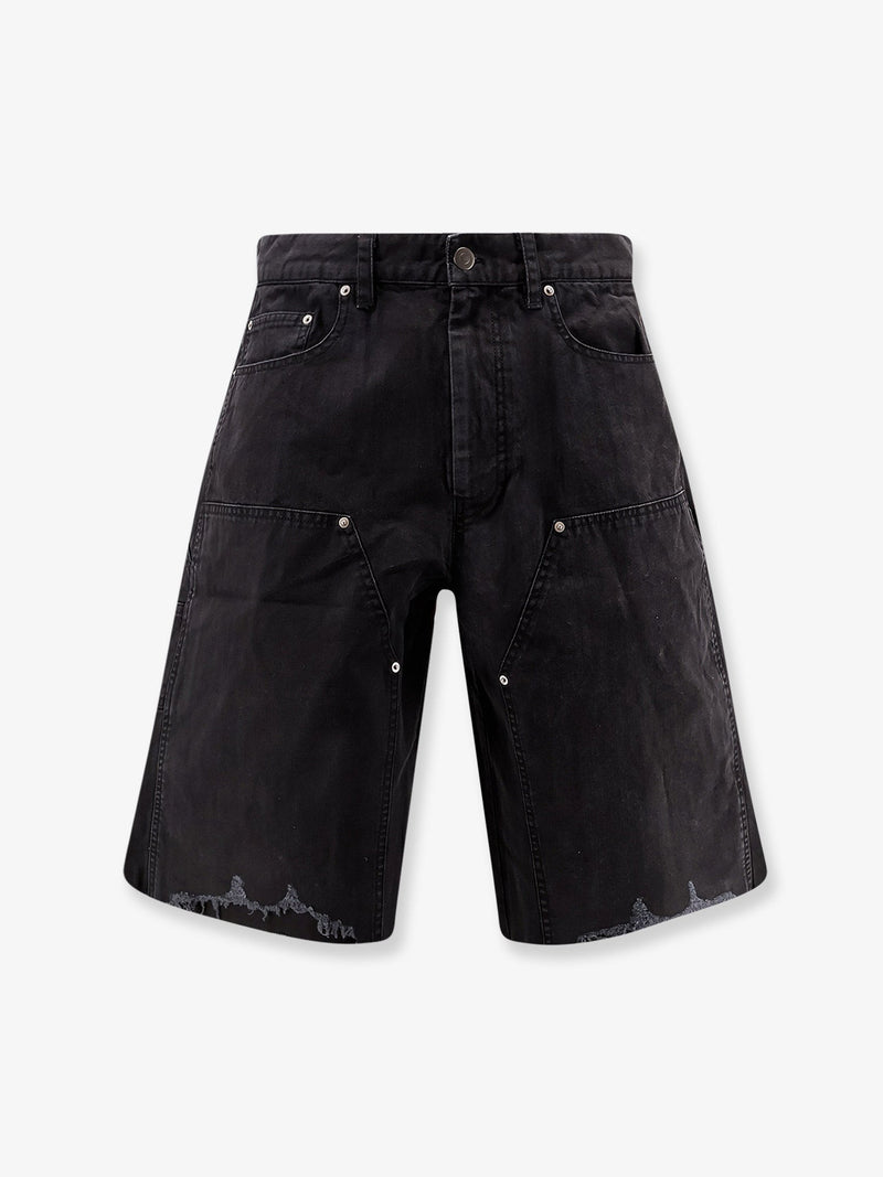 Tonywack Tonywack Cotton Cargo Bermuda Shorts Faded Black - World Class Fashion