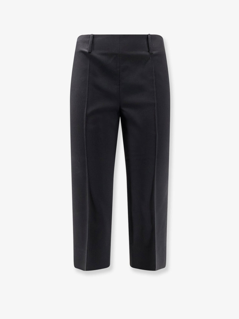 Tonywack Pantalones Capri de Mezcla de Lana Tonywack Negros - World Class Fashion