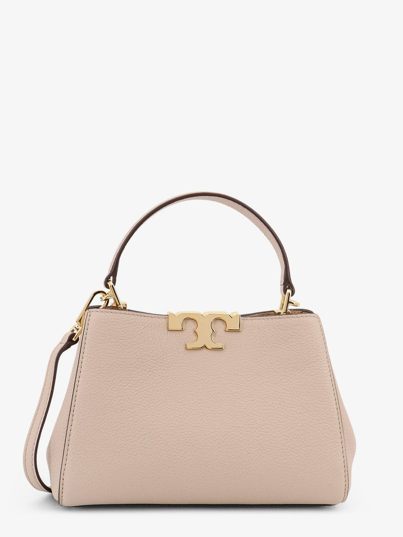 Tory Burch Tory Burch Eleanor Pebbled Mini Satchel Beige - World Class Fashion