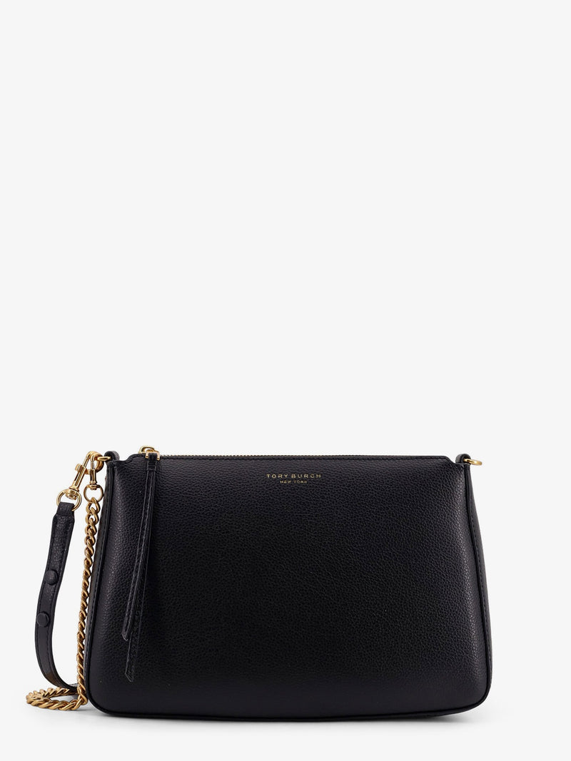 Tory Burch Tory Burch Perry Leather Shoulder Bag Black - World Class Fashion