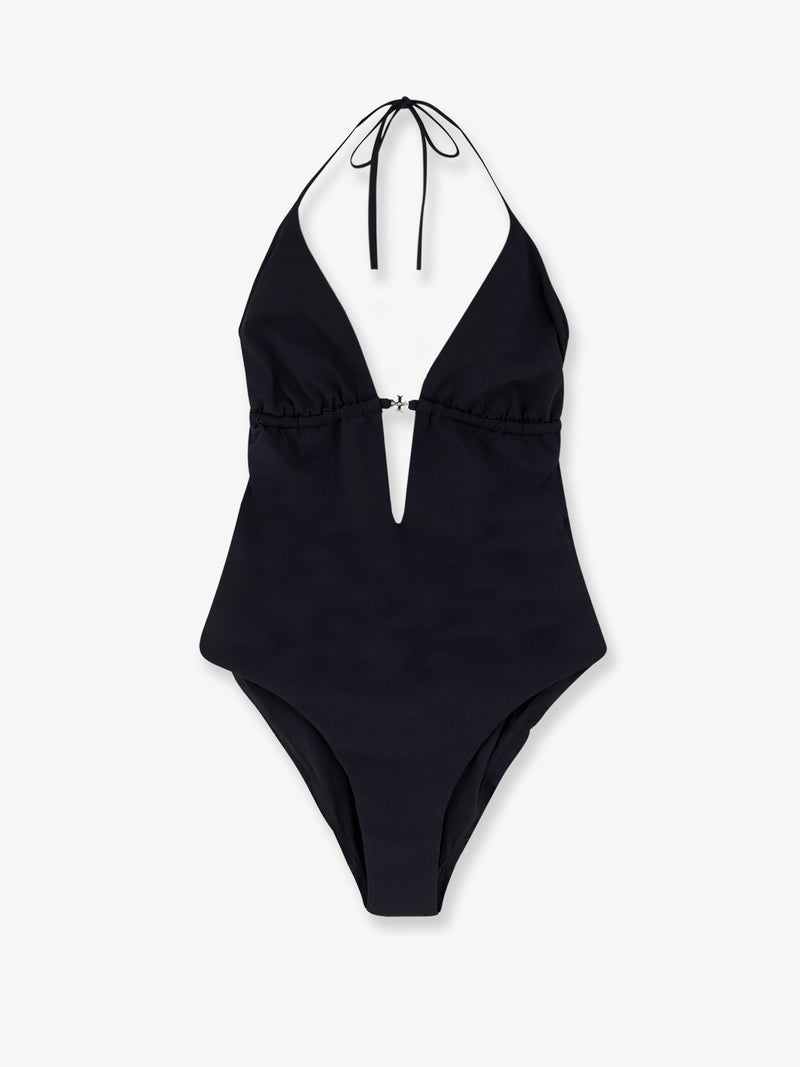 Tory Burch Tory Burch Nylon One-Piece Swimsuit Black - World Class Fashion