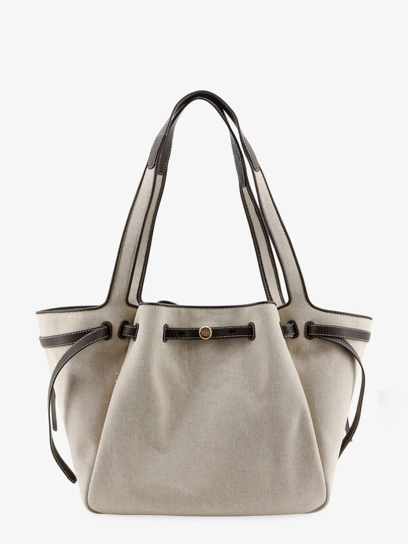 Tory Burch Bolso tote Romy de lona color beige de Tory Burch - World Class Fashion